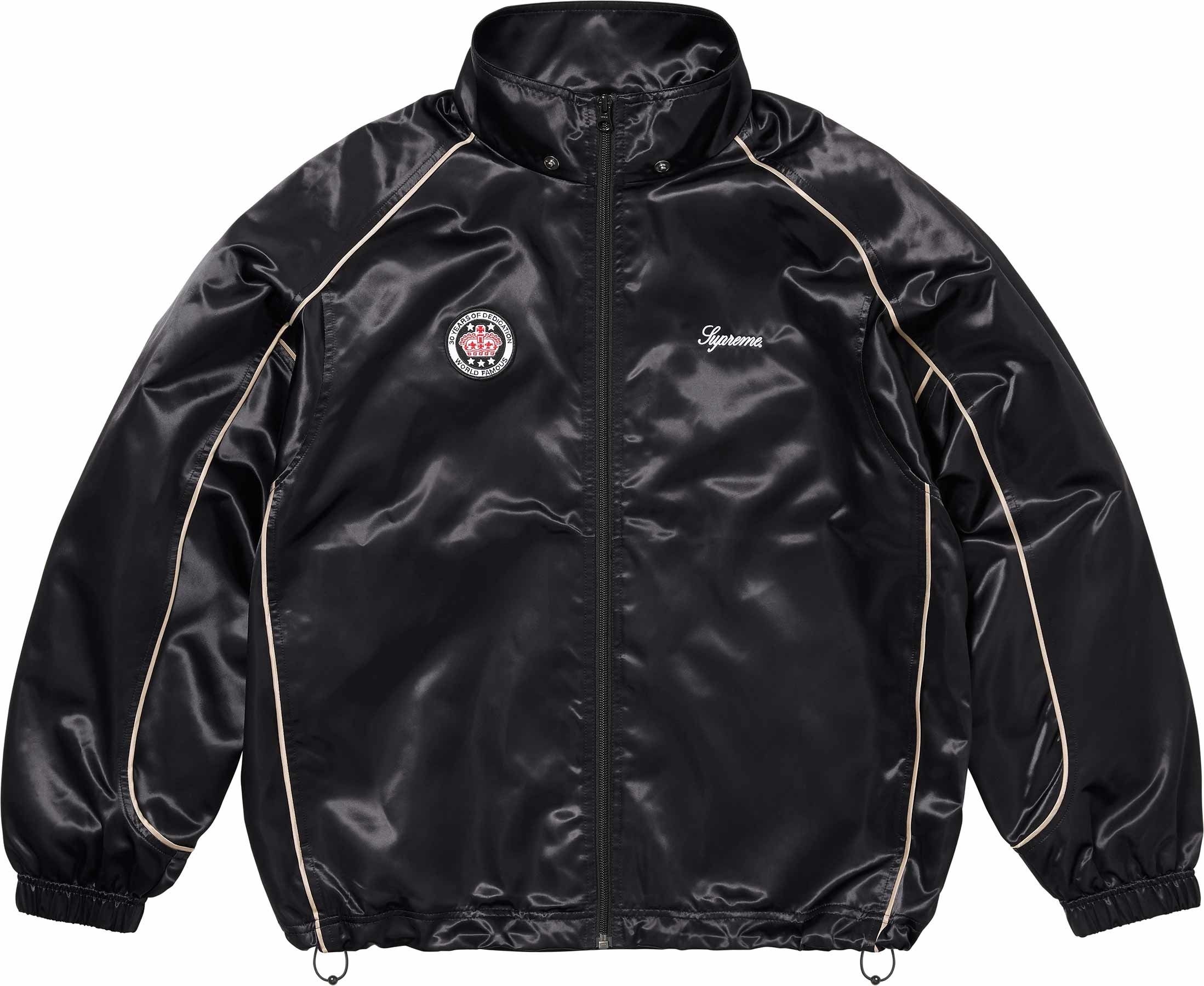 Satin Hooded Track Jacket view 20